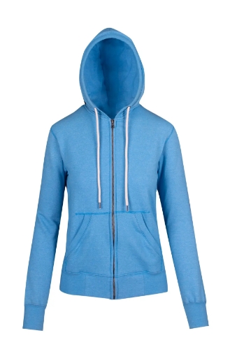 Picture of RAMO, Ladies Heather Zip Hoodie